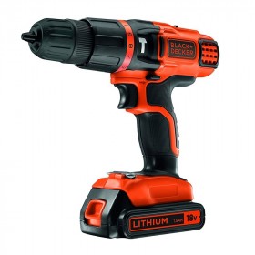 Trapano / Avvitatore a percussione Black & Decker EGBL188K 18V Litio + 32 Accessori